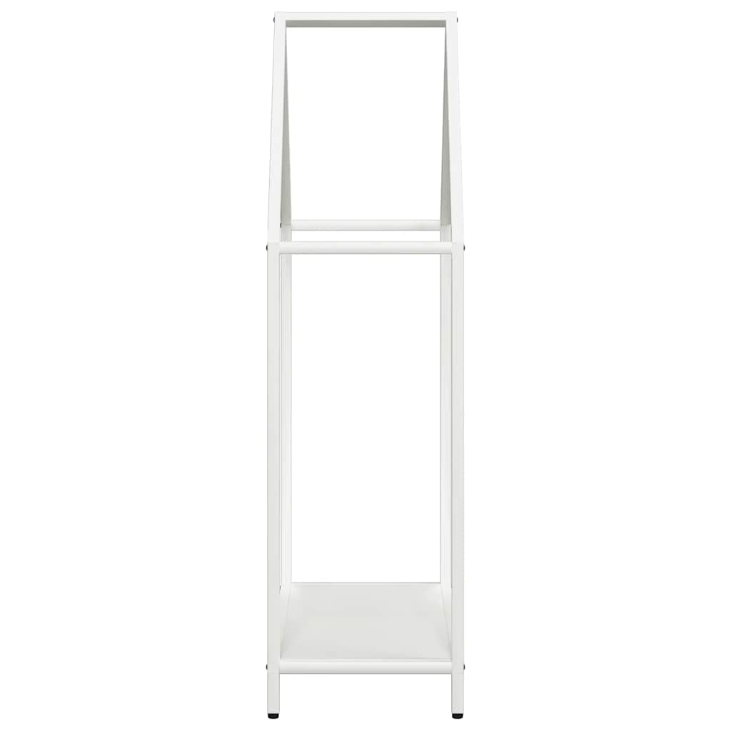 vidaXL Firewood Rack White 60x25x90 cm Cold-rolled steel