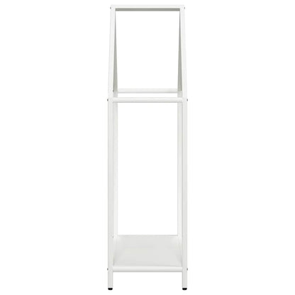 vidaXL Firewood Rack White 60x25x90 cm Cold-rolled steel