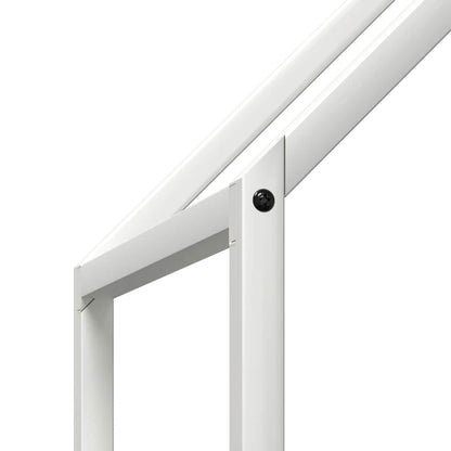vidaXL Firewood Rack White 60x25x90 cm Cold-rolled steel