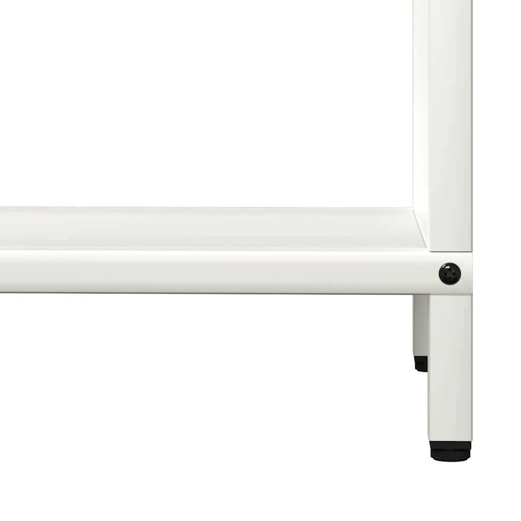 vidaXL Firewood Rack White 60x25x90 cm Cold-rolled steel