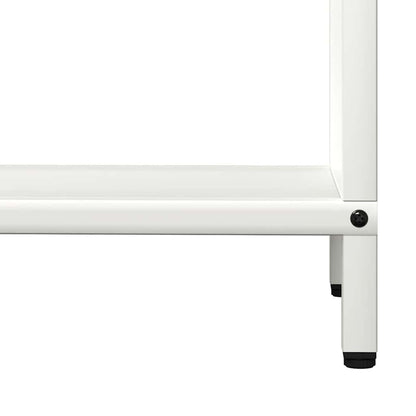 vidaXL Firewood Rack White 60x25x90 cm Cold-rolled steel