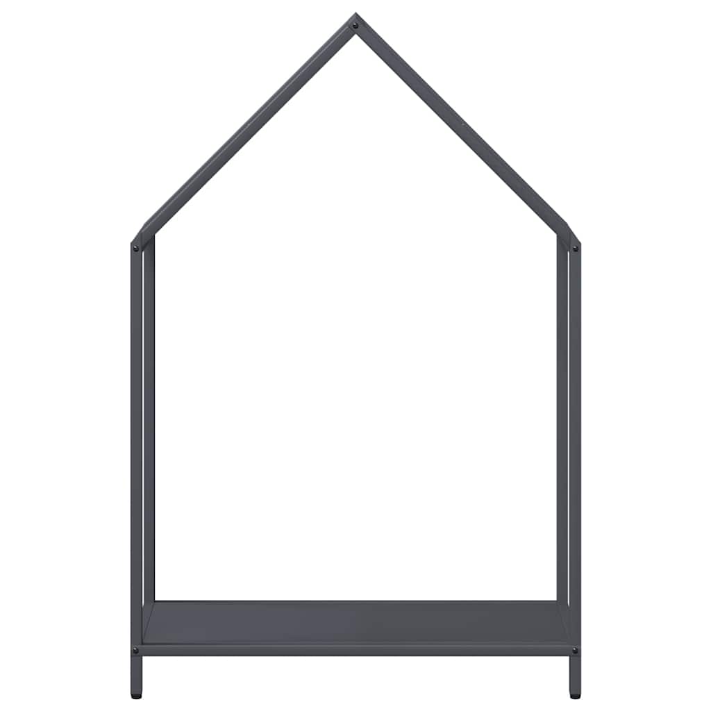 vidaXL Firewood Rack Anthracite 60x25x90 cm Cold-rolled steel