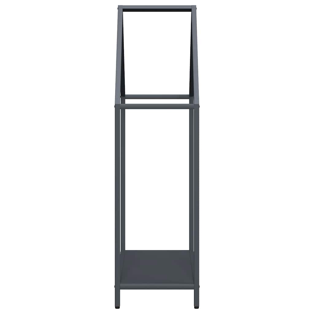 vidaXL Firewood Rack Anthracite 60x25x90 cm Cold-rolled steel