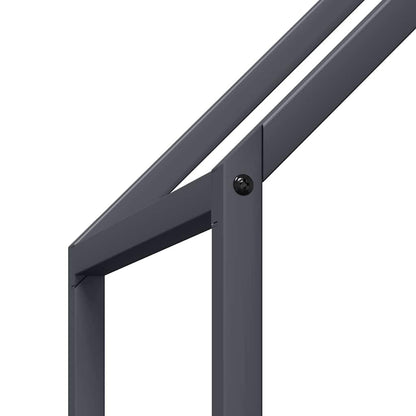 vidaXL Firewood Rack Anthracite 60x25x90 cm Cold-rolled steel