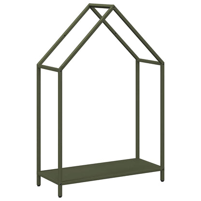 vidaXL Firewood Rack Olive Green 60x25x90 cm Cold-rolled steel