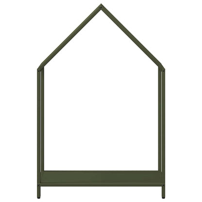 vidaXL Firewood Rack Olive Green 60x25x90 cm Cold-rolled steel