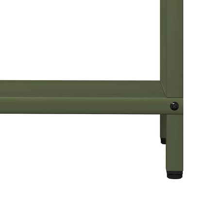 vidaXL Firewood Rack Olive Green 60x25x90 cm Cold-rolled steel