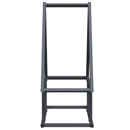vidaXL Firewood Rack Anthracite 50x25x60 cm Cold-rolled steel