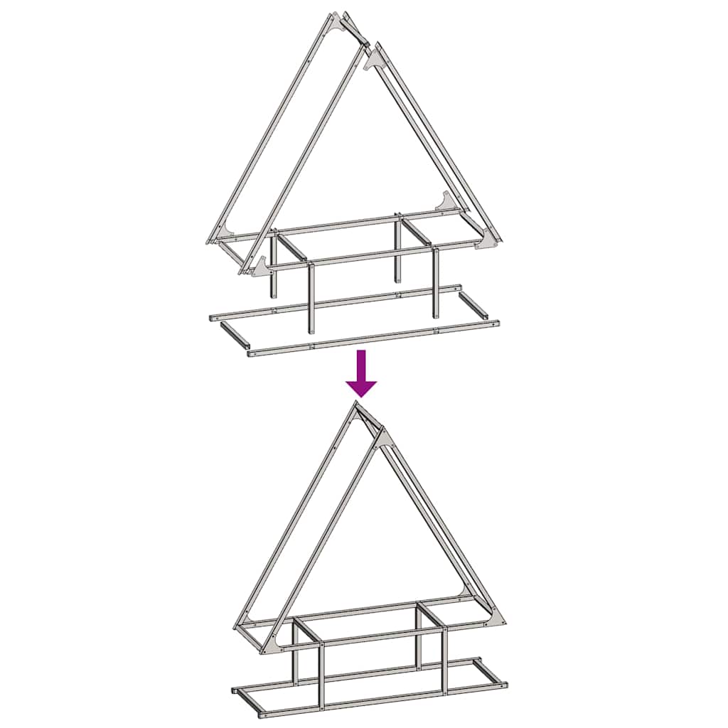 vidaXL Firewood Rack White 80x25x90 cm Cold-rolled steel
