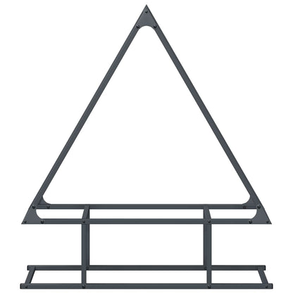 vidaXL Firewood Rack Anthracite 80x25x90 cm Cold-rolled steel