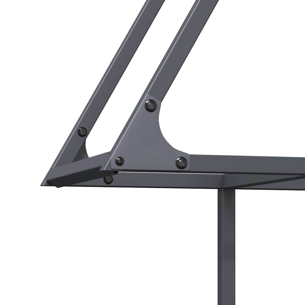 vidaXL Firewood Rack Anthracite 80x25x90 cm Cold-rolled steel