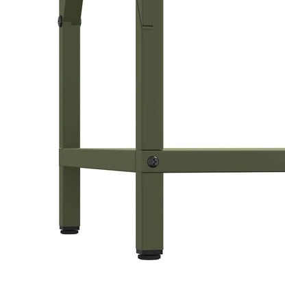 vidaXL Firewood Rack Olive Green 34x25x70 cm Cold-rolled steel