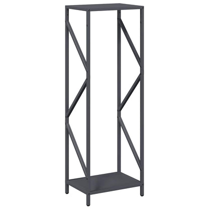 vidaXL Firewood Rack Anthracite 34x25x100 cm Cold-rolled steel