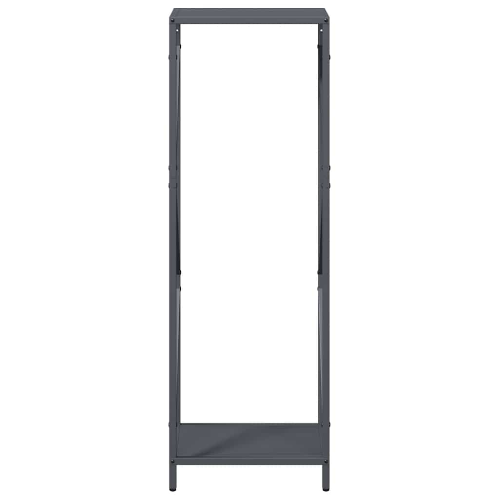 vidaXL Firewood Rack Anthracite 34x25x100 cm Cold-rolled steel