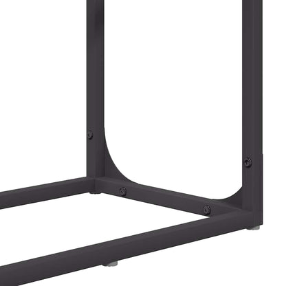vidaXL Firewood Rack Black 60x25x100 cm Cold-rolled steel