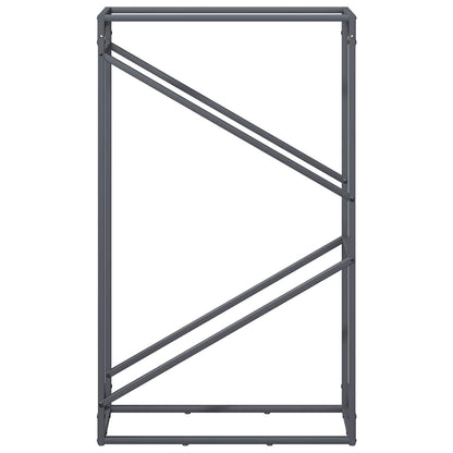 vidaXL Firewood Rack Anthracite 60x25x100 cm Cold-rolled steel