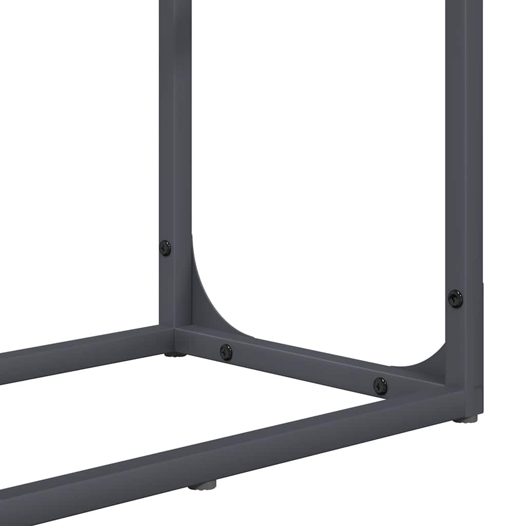 vidaXL Firewood Rack Anthracite 60x25x100 cm Cold-rolled steel