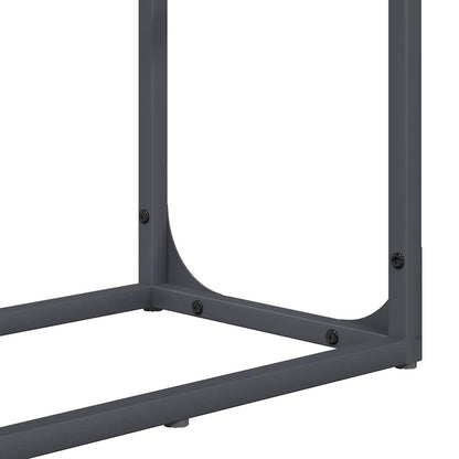 vidaXL Firewood Rack Anthracite 60x25x100 cm Cold-rolled steel