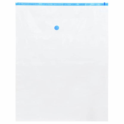 vidaXL Storage Bags 5 pcs Transparent and Blue 130 x 100 cm