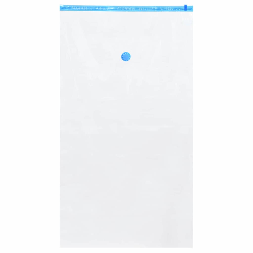 vidaXL Storage Bags 5 pcs Transparent and Blue 120 x 70 cm
