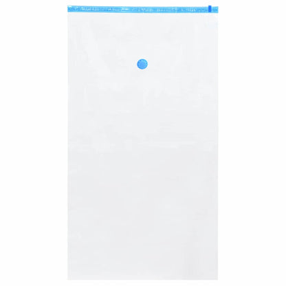 vidaXL Storage Bags 5 pcs Transparent and Blue 120 x 70 cm