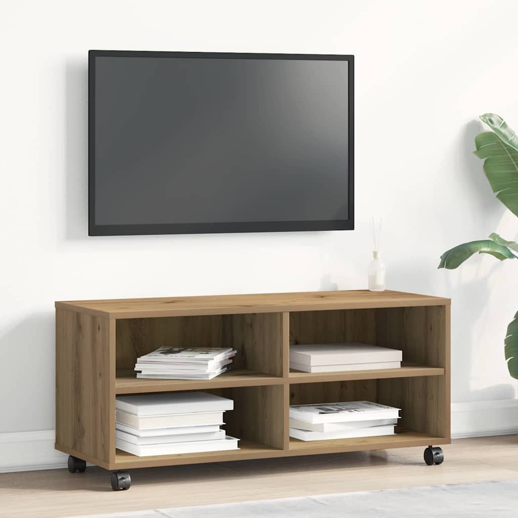 vidaXL TV Cabinet 90 x 35 x 40.5 cm Brown Engineered wood