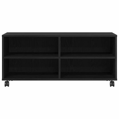 vidaXL TV Cabinet Black 90 x 35 x 40.5 cm Engineered wood