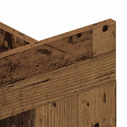 vidaXL TV Cabinet Old wood 152 x 22 x 113 cm Engineered wood