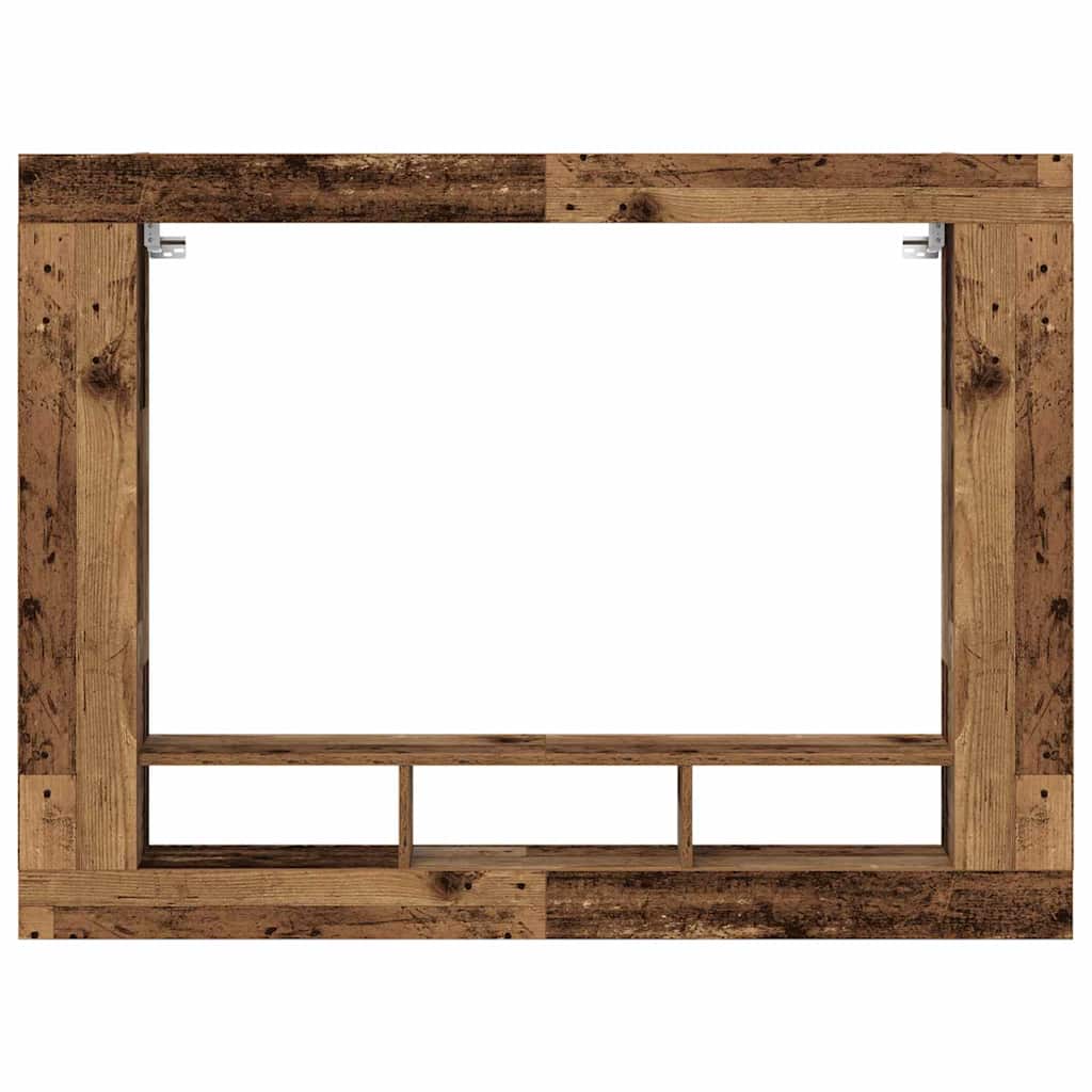 vidaXL TV Cabinet Old wood 152 x 22 x 113 cm Engineered wood