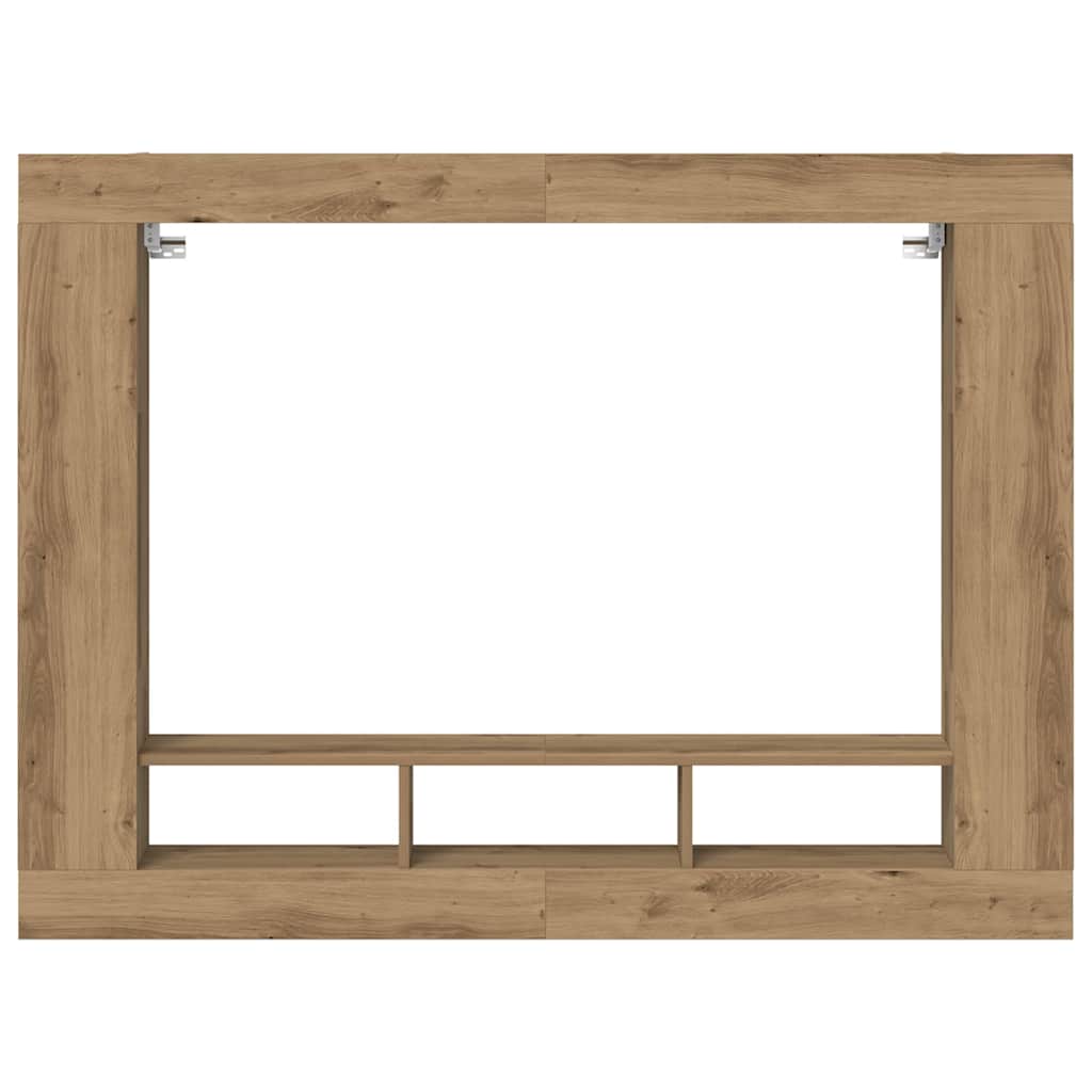 vidaXL TV Cabinet 152 x 22 x 113 cm Artisan oak Engineered wood