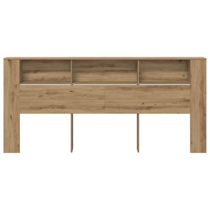 vidaXL Headboard Cabinet Artisan Oak Engineered Wood