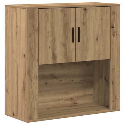 vidaXL Wall Cabinet Artisan Oak 80 x 33 x 80 cm Engineered Wood