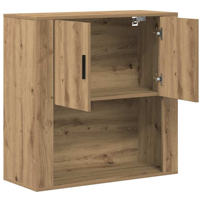 vidaXL Wall Cabinet Artisan Oak 80 x 33 x 80 cm Engineered Wood