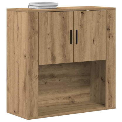 vidaXL Wall Cabinet Artisan Oak 80 x 33 x 80 cm Engineered Wood