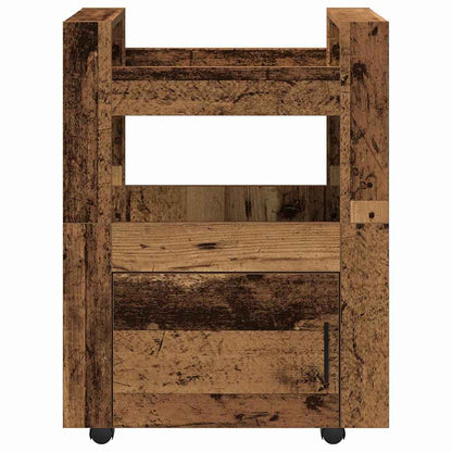 vidaXL Kitchen Trolley Old wood 60 x 45 x 80 cm Engineered wood