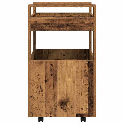 vidaXL Kitchen Trolley Old wood 60 x 45 x 80 cm Engineered wood