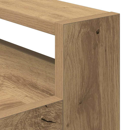 vidaXL Kitchen Trolley Artisan oak 60 x 45 x 80 cm Engineered wood