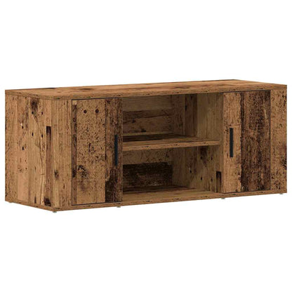 vidaXL TV Cabinet Old wood 100 x 35 x 40 cm Engineered wood