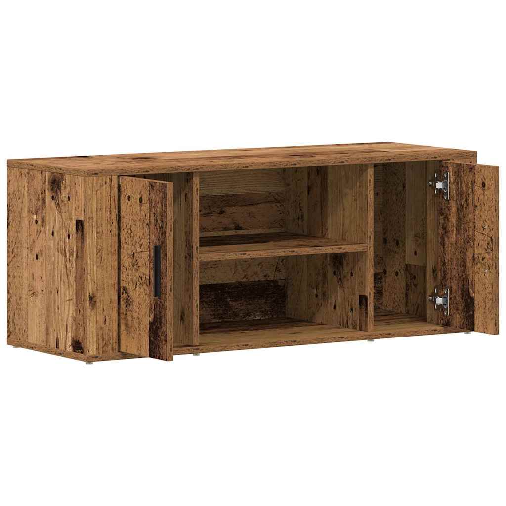 vidaXL TV Cabinet Old wood 100 x 35 x 40 cm Engineered wood