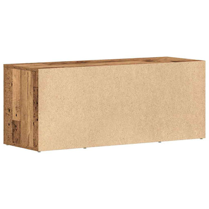vidaXL TV Cabinet Old wood 100 x 35 x 40 cm Engineered wood