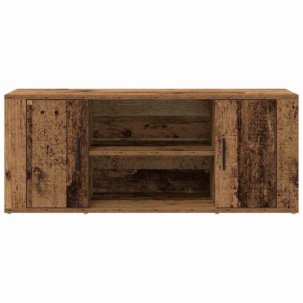 vidaXL TV Cabinet Old wood 100 x 35 x 40 cm Engineered wood