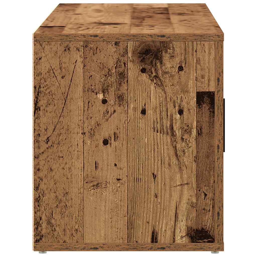 vidaXL TV Cabinet Old wood 100 x 35 x 40 cm Engineered wood