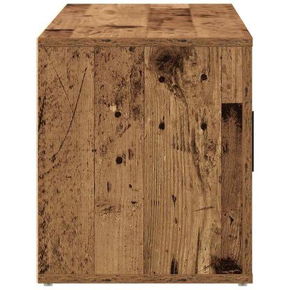vidaXL TV Cabinet Old wood 100 x 35 x 40 cm Engineered wood