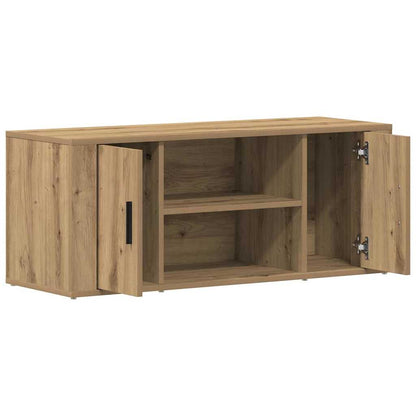 vidaXL TV Cabinet 100 x 35 x 40 cm Artisan oak Engineered wood