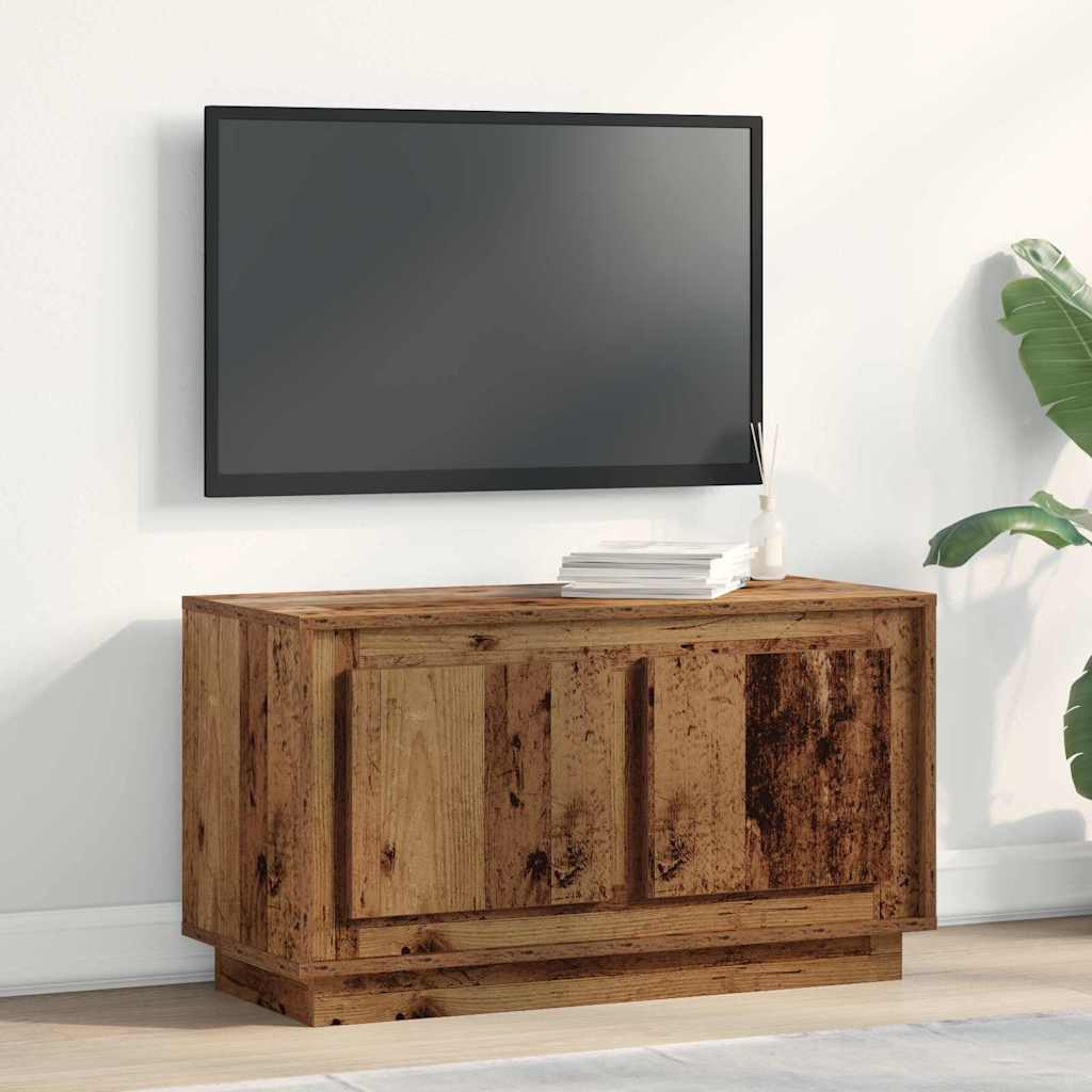 vidaXL TV Cabinet Old wood 80 x 35 x 45 cm Engineered wood