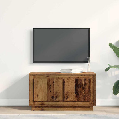 vidaXL TV Cabinet Old wood 80 x 35 x 45 cm Engineered wood