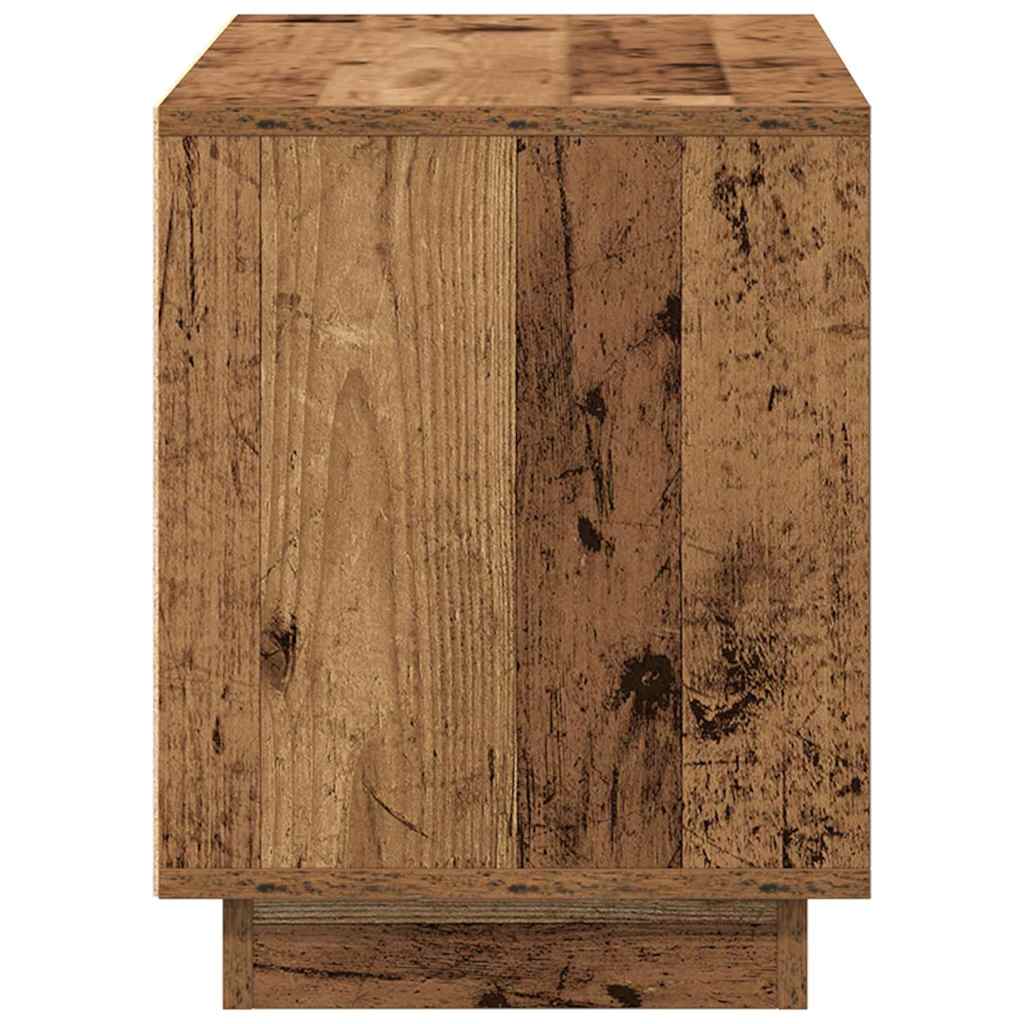 vidaXL TV Cabinet Old wood 80 x 35 x 45 cm Engineered wood