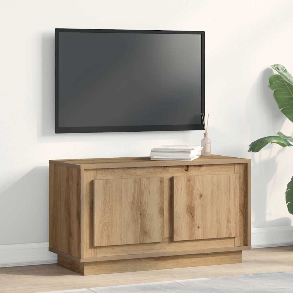 vidaXL TV Cabinet 80 x 35 x 45 cm Artisan oak Engineered wood