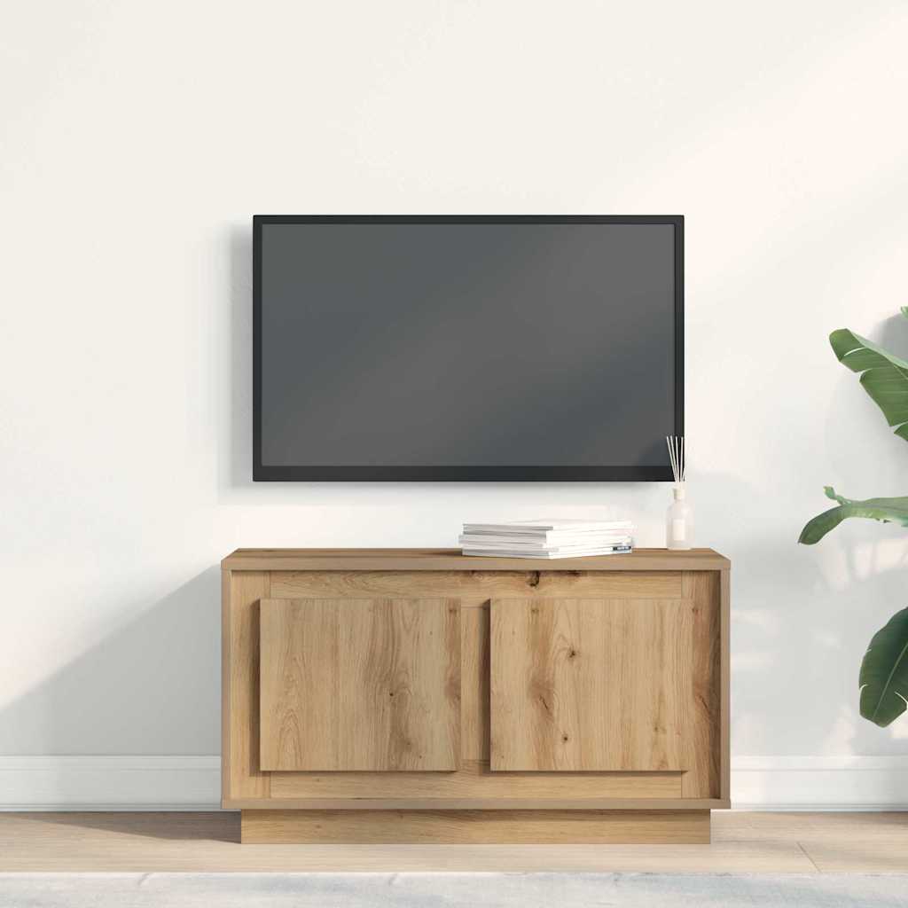 vidaXL TV Cabinet 80 x 35 x 45 cm Artisan oak Engineered wood