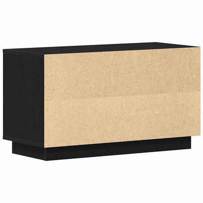 vidaXL TV Cabinet Black oak 80 x 35 x 45 cm Engineered wood